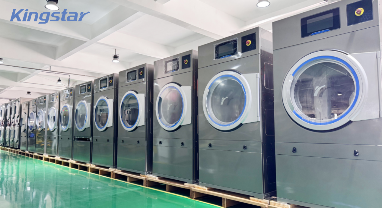 ¿Cuál es la eficiencia energética de las lavadoras comerciales?